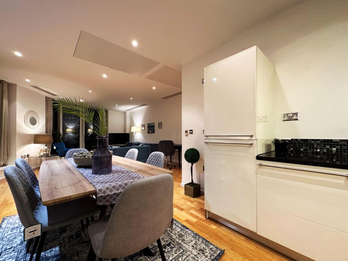 לונדון Stylish Apartment In Canary Wharf מראה חיצוני תמונה