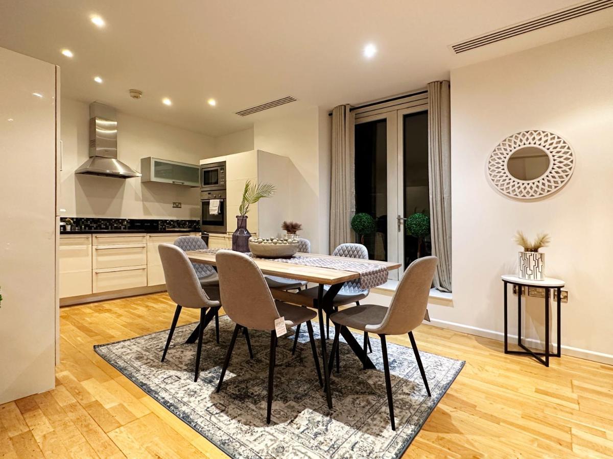 לונדון Stylish Apartment In Canary Wharf מראה חיצוני תמונה
