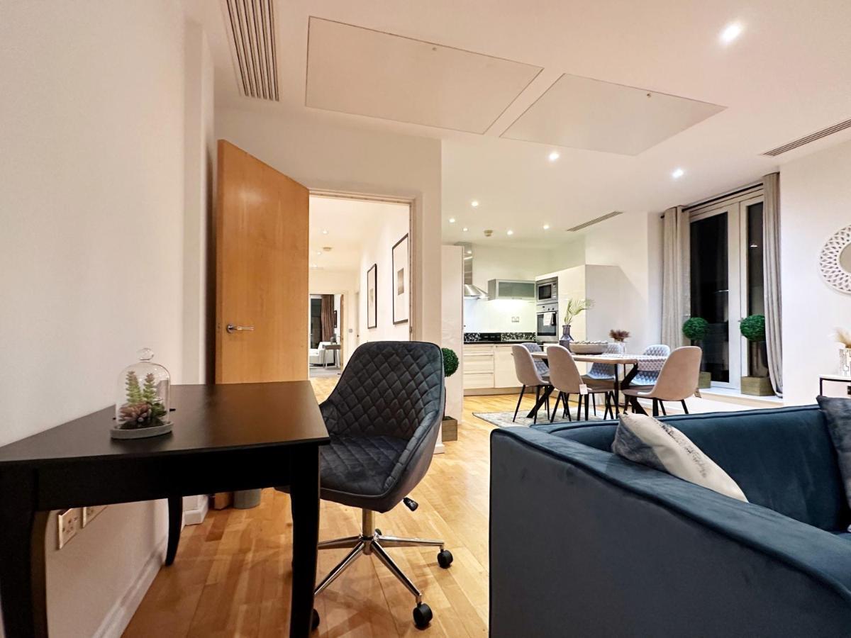 לונדון Stylish Apartment In Canary Wharf מראה חיצוני תמונה